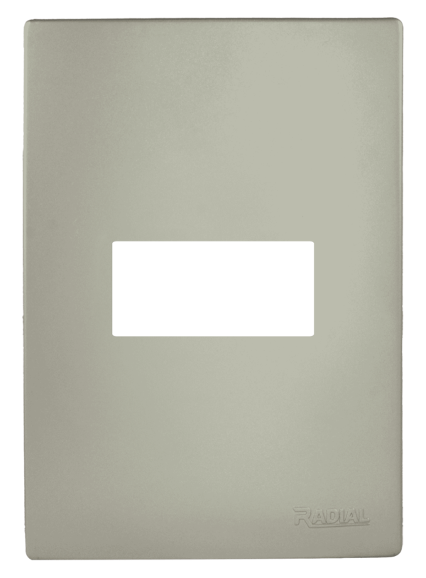 Placa para 1 módulo 4x2
